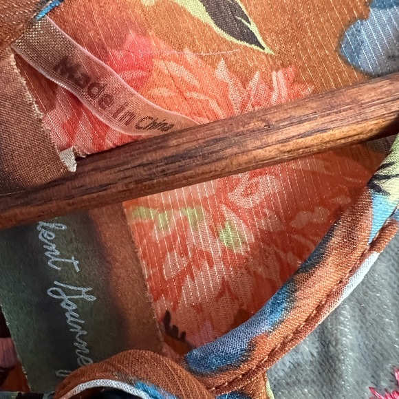 NWT-Aratta-Chiffon tunic-Medium - Picture 7 of 12